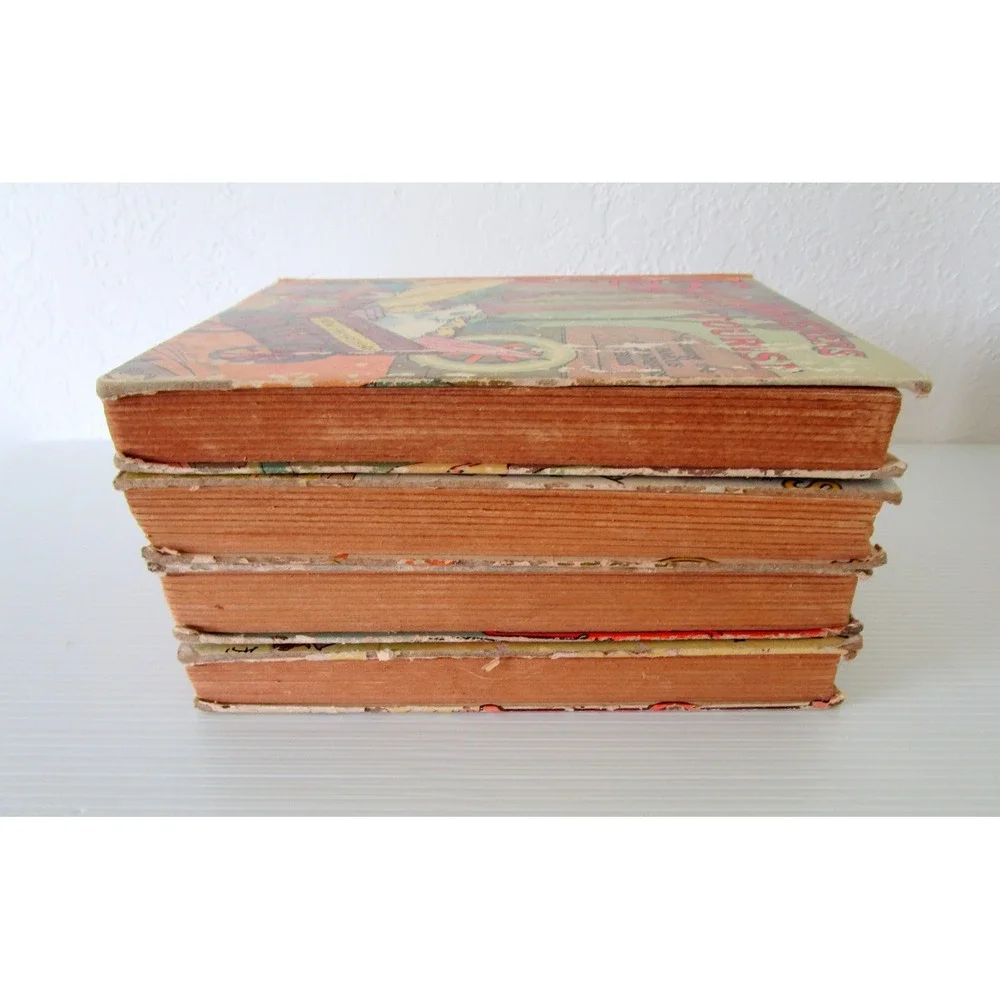 Billy Whiskers Series Lot of 4 Early Antiquarian Children's Books Goat Tourist